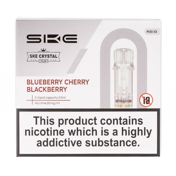 SKE Crystal Plus Prefilled Pods -  Blueberry Cherry Blackberry