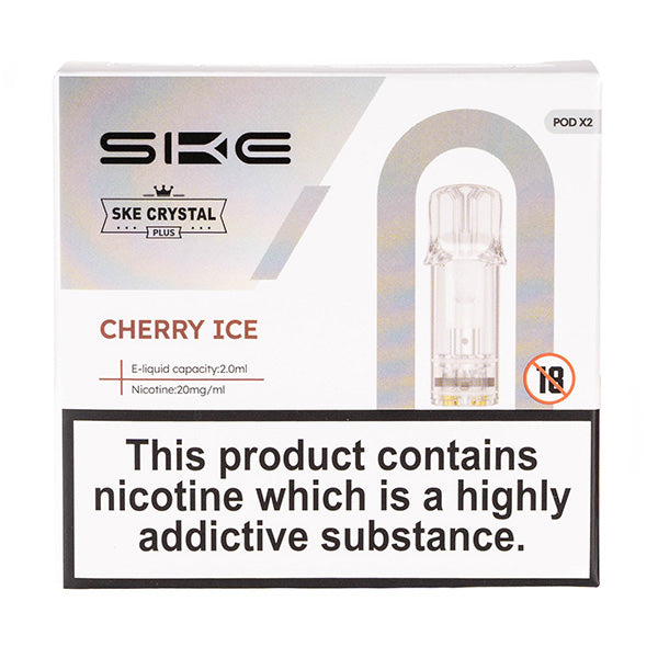 SKE Crystal Plus Prefilled Pods -  Cherry Ice