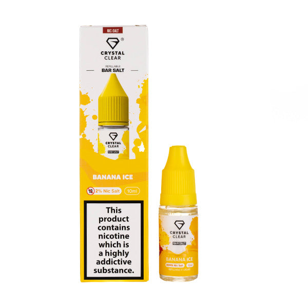 Crystal Clear Nic Salts - Banana Ice