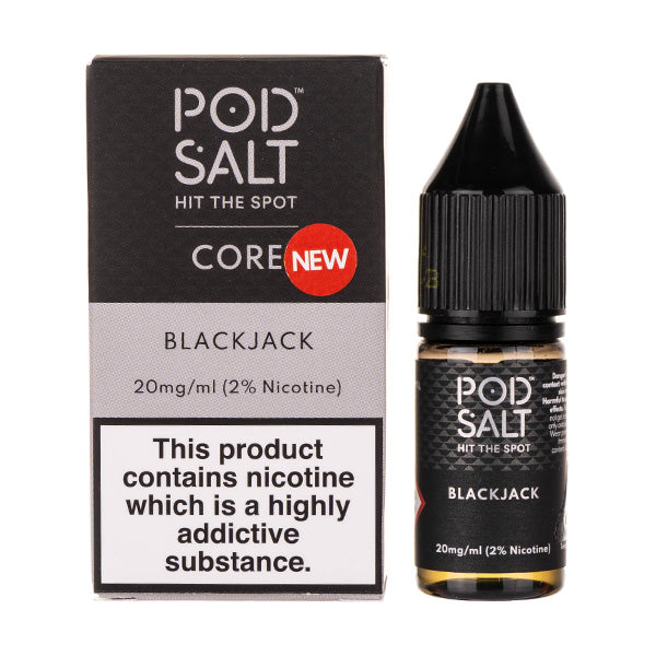 Pod Salt Core - Black Jack 10ml (Nic Salt)