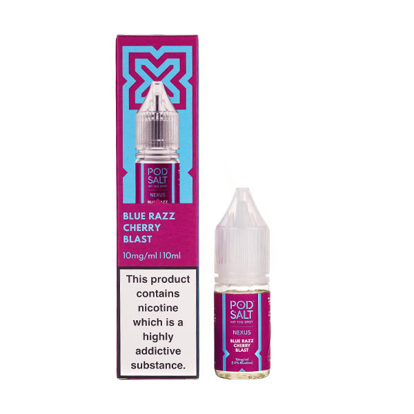 Pod Salt Nexus - Blue Razz Cherry 10ml (Nic Salt)