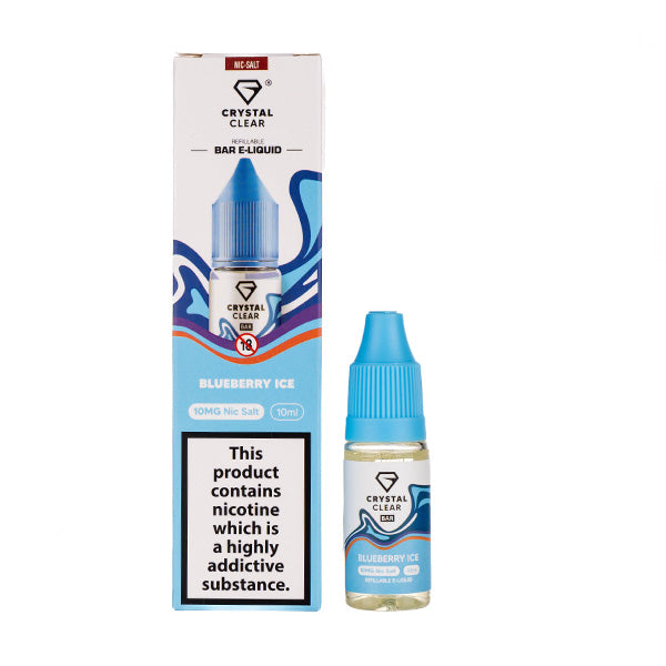 Crystal Clear Nic Salt  - Blueberry Ice
