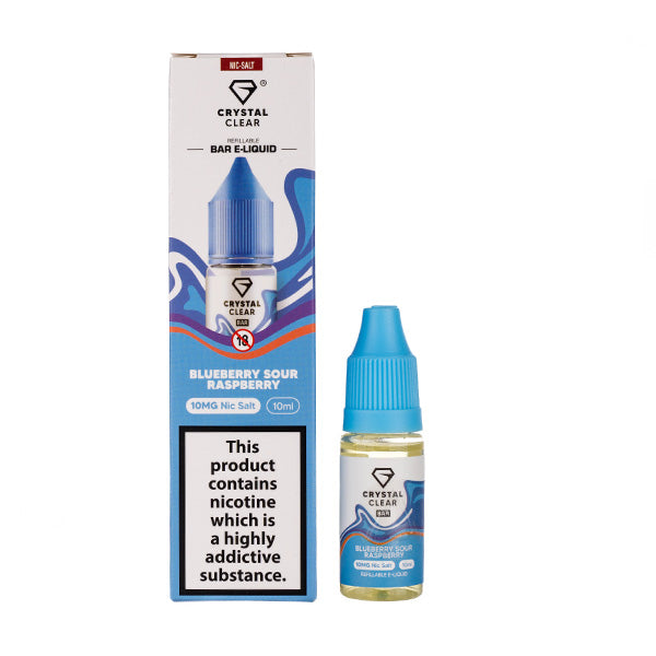 Crystal Clear Nic Salt  - Blueberry Sour Raspberry