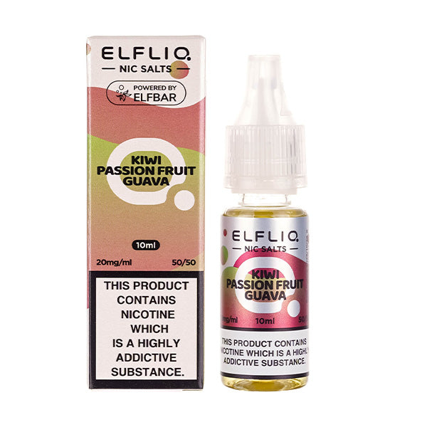 Elf Bar ELFLIQ - Kiwi Passionfruit Guava 10ml (Nic Salt)