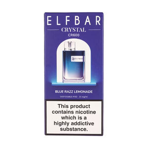 Elf Bar Crystal CR600 Disposable - Blue Razz Lemonade