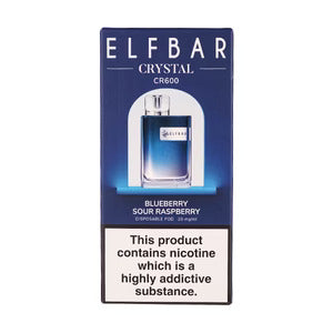 Elf Bar Crystal CR600 Disposable - Blueberry Sour Raspberry