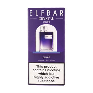 Elf Bar Crystal CR600 Disposable - Grape