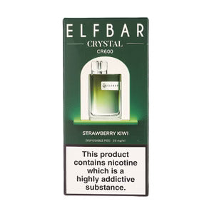Elf Bar Crystal CR600 Disposable - Strawberry Kiwi