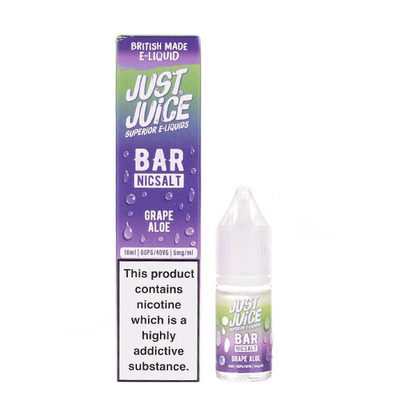 Just Juice Bar Nic Salt - Grape Aloe