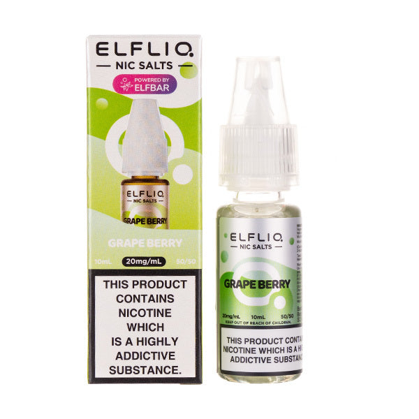 Elf Bar ELFLIQ - Grape Berry 10ml - (Nic Salt)