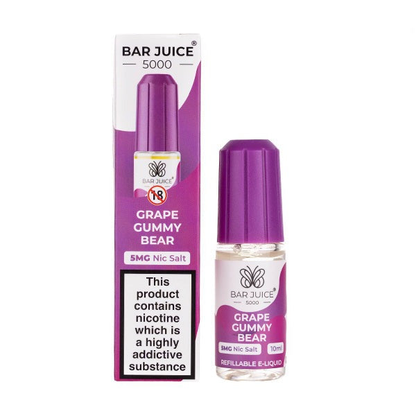 Bar Juice 5000 - Grape Gummy Bear 10ml (Nic Salt)