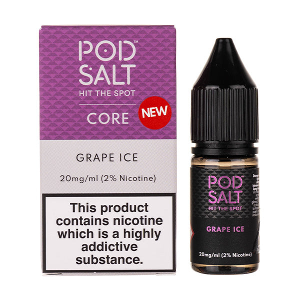 Pod Salt Core - Grape Ice 10ml (Nic Salt)