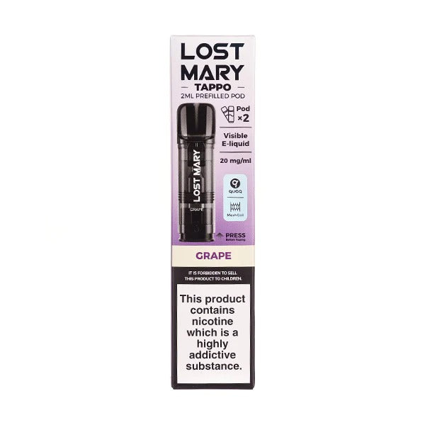 Lost Mary Tappo prefilled Pods - Grape