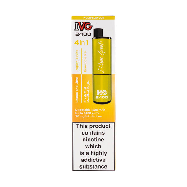 IVG 2400 Disposable - Yellow Edition (4 x 2ml)