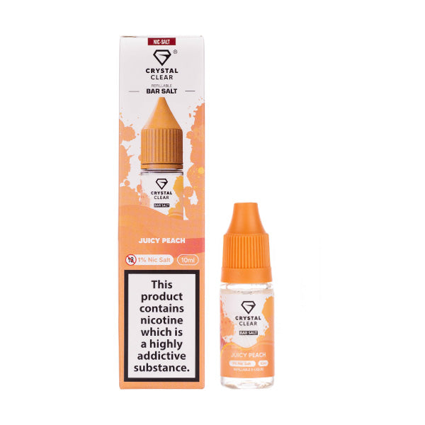 Crystal Clear Nic Salt  -  Juicy Peach
