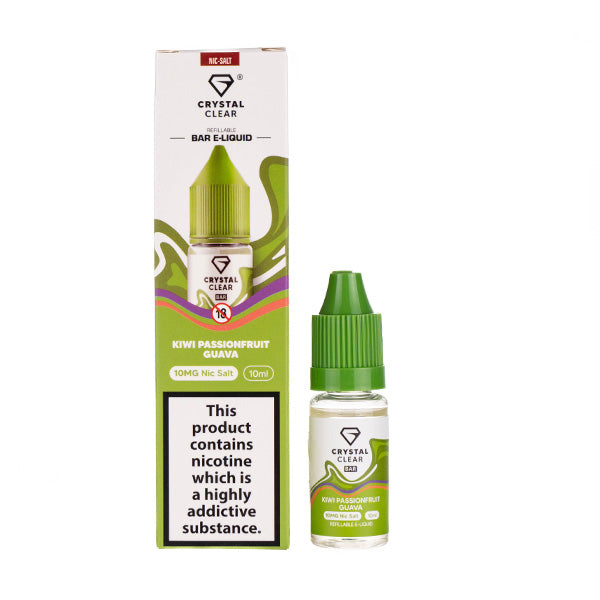Crystal Clear Nic Salt  - Kiwi Passionfruit Guava