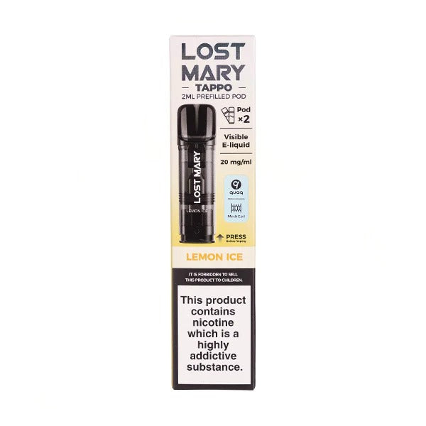 Lost Mary Tappo prefilled Pods - Lemon Ice