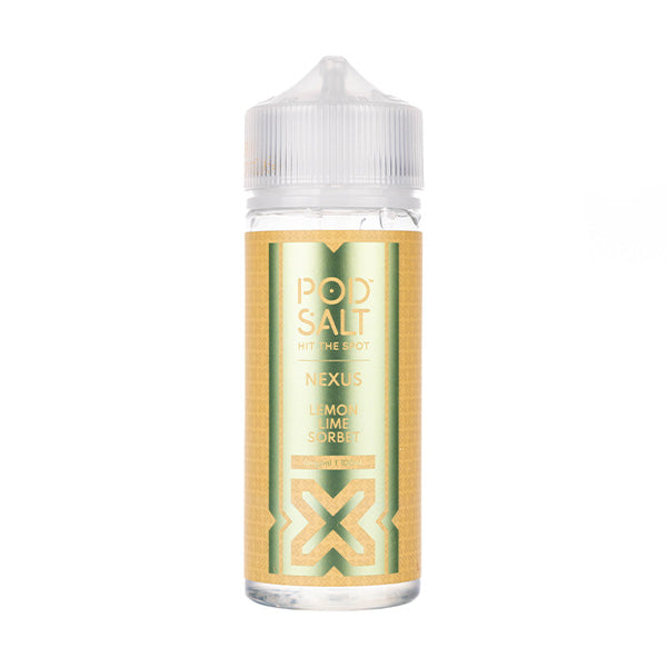 Lemon Lime Sorbet 100ml Shortfill E-liquid by Pod Salt Nexus