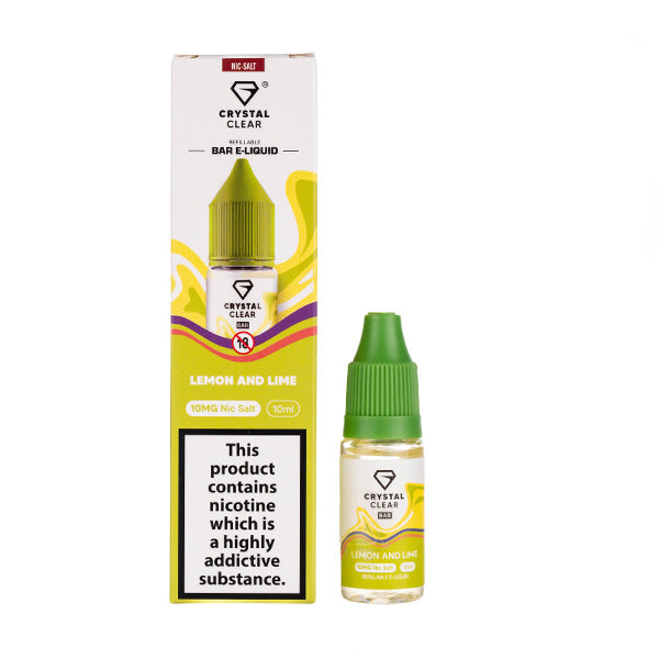 Crystal Clear Nic Salt  - Lemon and Lime