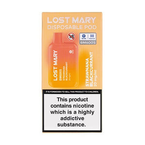 Lost Mary BM600S Disposable - Strawnana Blackcurrant