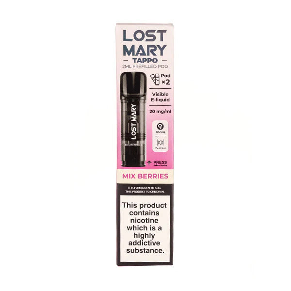 Lost Mary Tappo prefilled Pods - Mix Berries