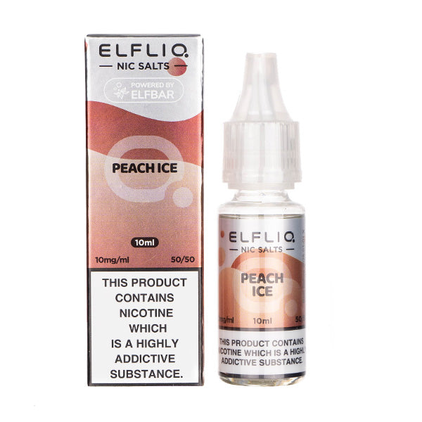 Elf Bar ELFLIQ - Peach Ice 10ml (Nic Salt)