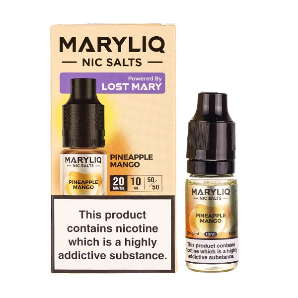 Lost Mary MaryLiq -  Pineapple Mango 10ml (Nic Salt)