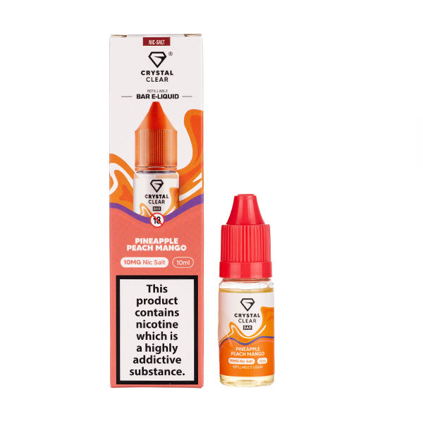 Crystal Clear Nic Salt  - Pineapple Peach Mango