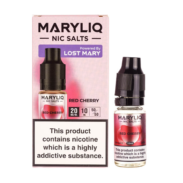 Lost Mary MaryLiq -  Red Cherry 10ml (Nic Salt)