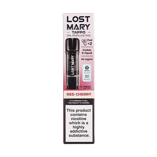 Lost Mary Tappo prefilled Pods - Red Cherry