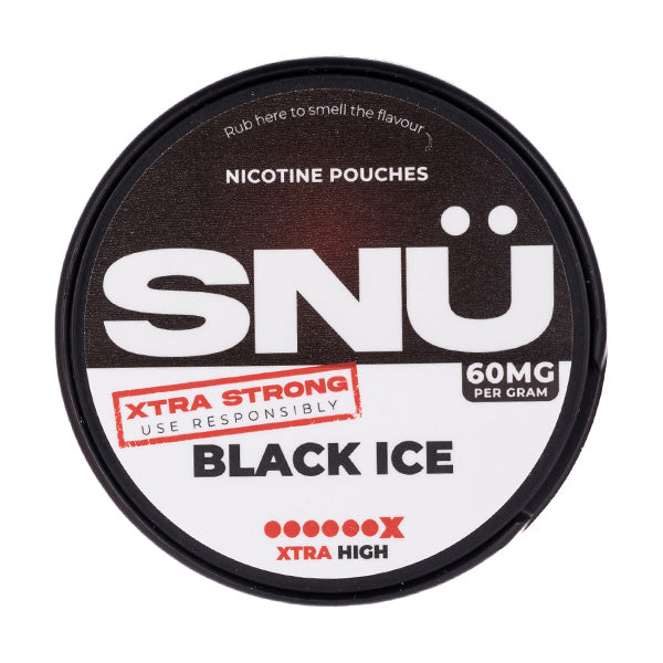 SNÜ Nicotine Pouch - Black Ice - 60mg