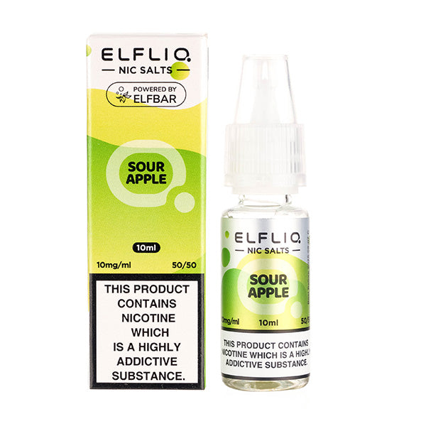 Elf Bar ELFLIQ - Sour Apple 10ml (Nic Salt)