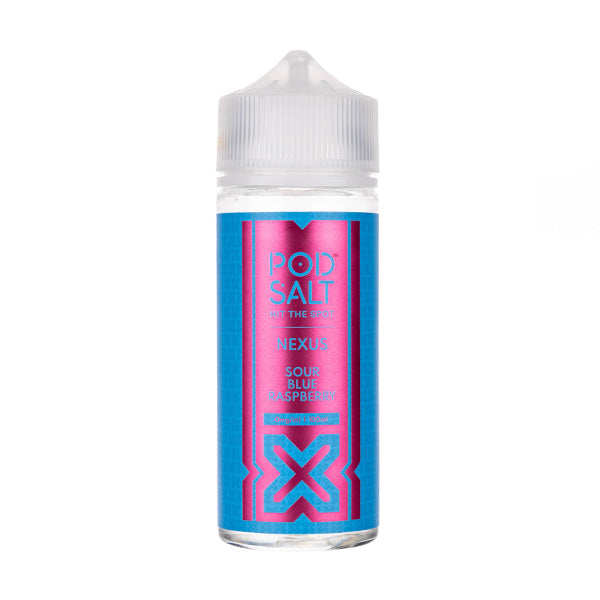 Sour Blue Raspberry 100ml Shortfill E-liquid by Pod Salt Nexus