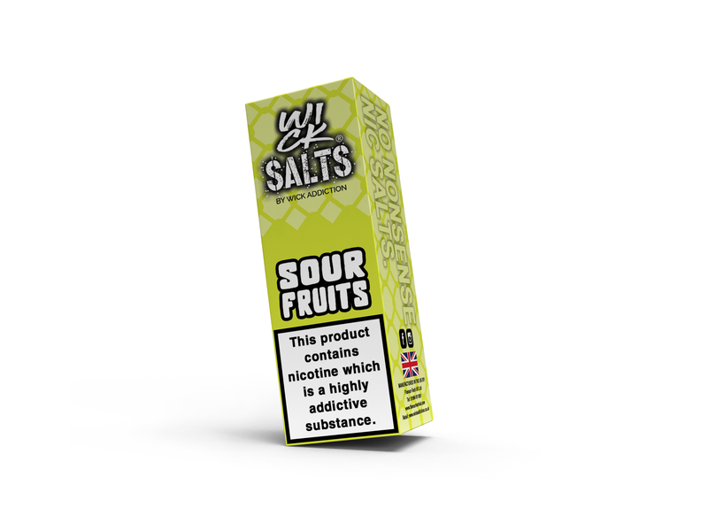 Wick Salts - Sour Fruits 10ml (Nic Salt)