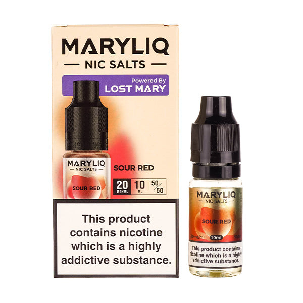 Lost Mary MaryLiq -  Sour Red 10ml (Nic Salt)