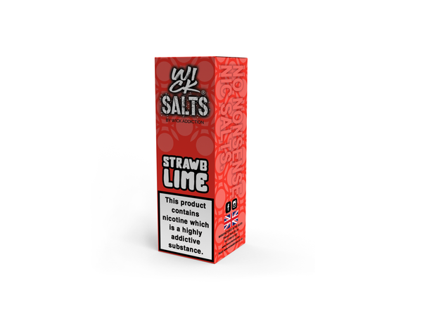 Wick Salts - Strawb Lime 10ml (Nic Salt)