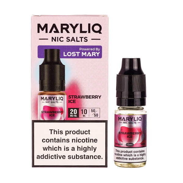 Lost Mary MaryLiq -  Strawberry Ice 10ml (Nic Salt)