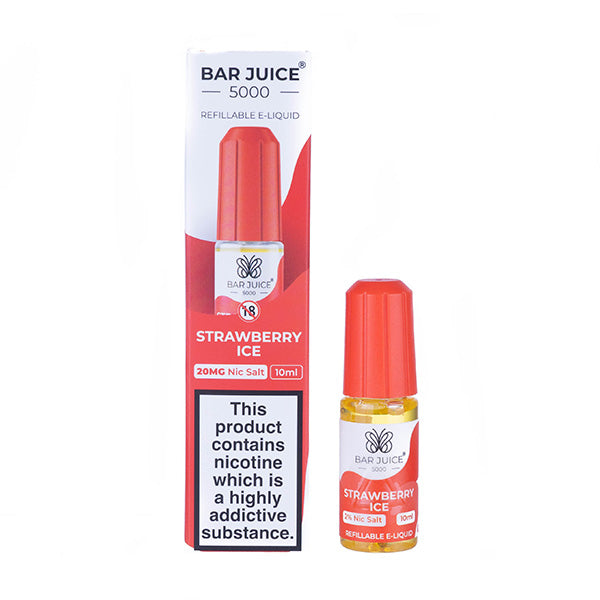 Bar Juice 5000 - Strawberry Ice 10ml (Nic Salt)