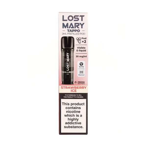 Lost Mary Tappo prefilled Pods - Strawberry Ice