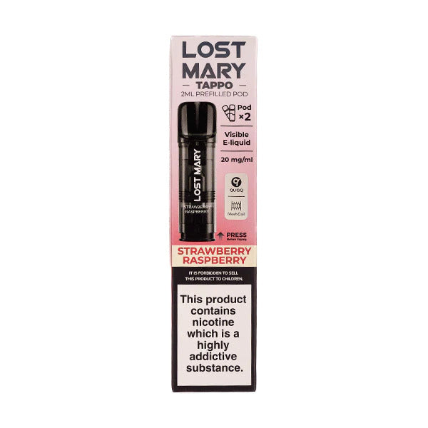 Lost Mary Tappo prefilled Pods - Strawberry Raspberry
