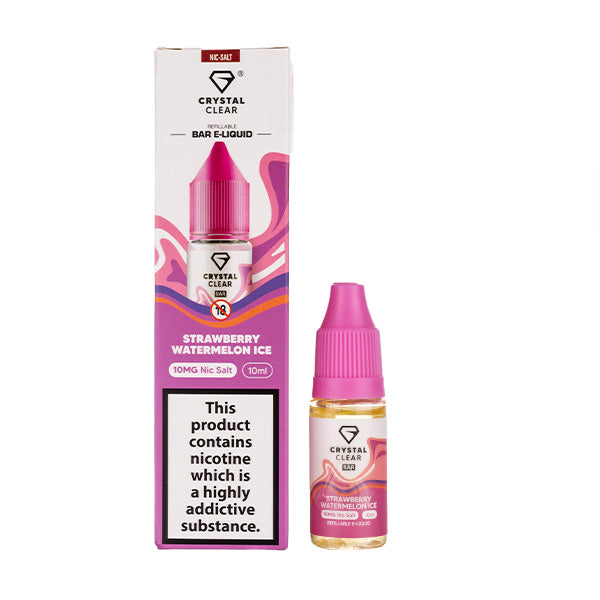 Crystal Clear Nic Salt  - Strawberry Watermelon Ice