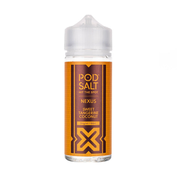 Sweet Tangerine Coconut 100ml Shortfill E-liquid by Pod Salt Nexus