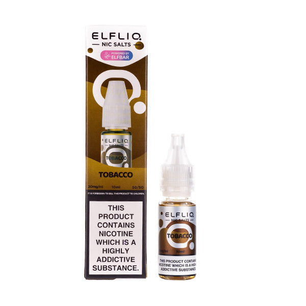 Elf Bar ELFLIQ - Tobacco 10ml (Nic Salt)