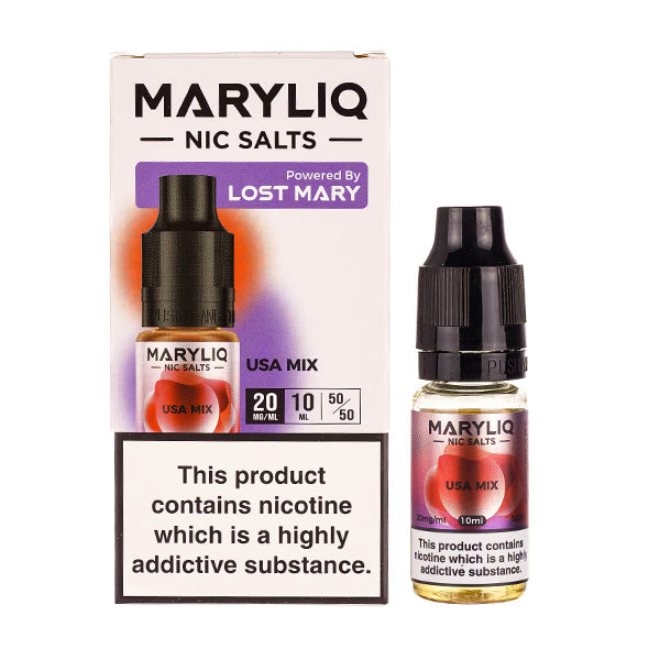Lost Mary MaryLiq -  USA Mix 10ml (Nic Salt)