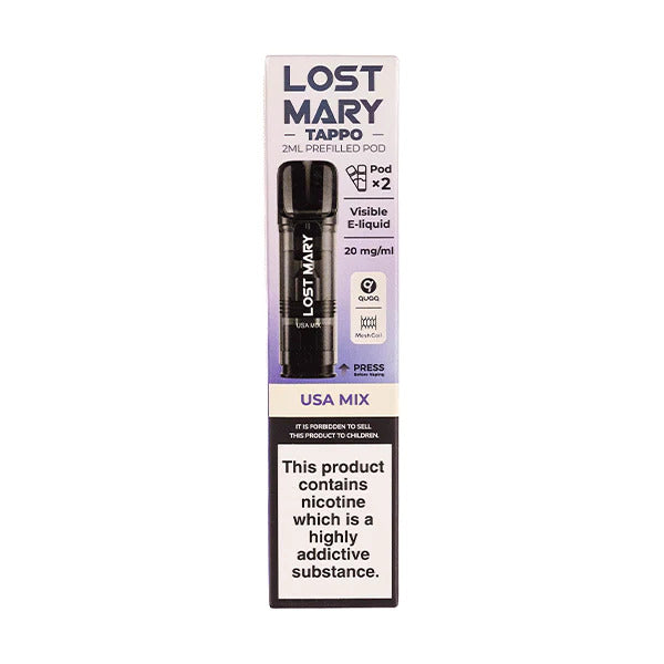 Lost Mary Tappo prefilled Pods - USA Mix
