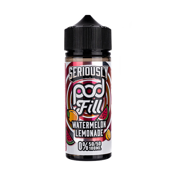 Seriously Pod Fill -  Watermelon Lemonade 100ml (50/50 Shortfill)