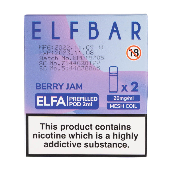 ELF Bar ELFA Prefilled Pods - Berry Jam