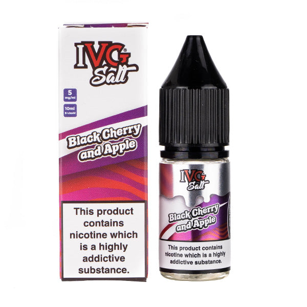 Black Cherry and Apple Nic Salt E-Liquid by IVG
