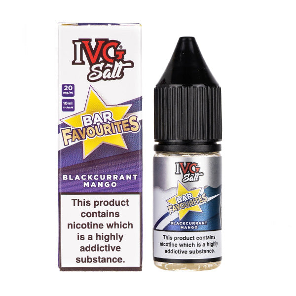 IVG Bar Favourites - Blackcurrant Mango 10ml (Nic Salt)