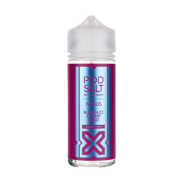 Blue Razz Cherry Blast 100ml Shortfill E-liquid by Pod Salt Nexus